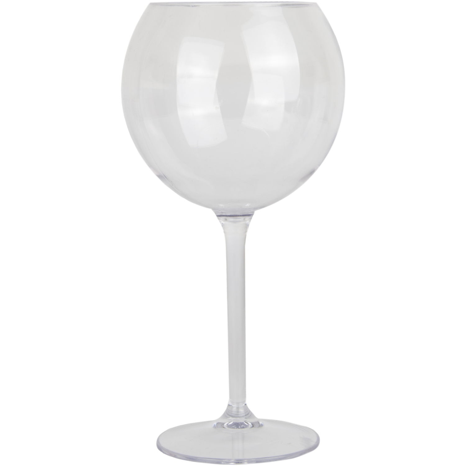 Glass, wine glass, pETG, durable (500x), 650ml, transparent 1
