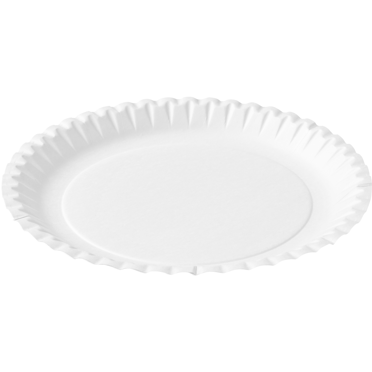 Biodore Plate, round, 1 compartment, cardboard, Ø230mm, white 1