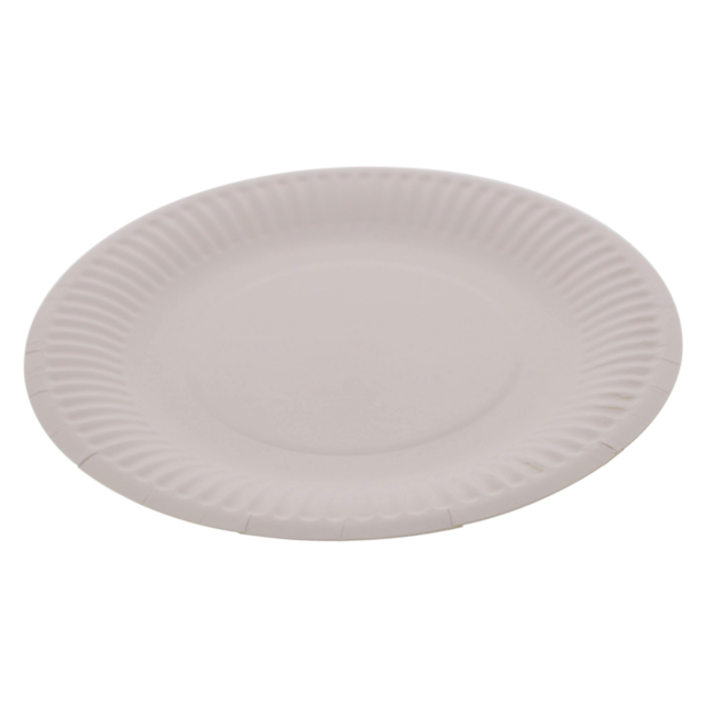 Plate, round, paper, Ø9inch,  1