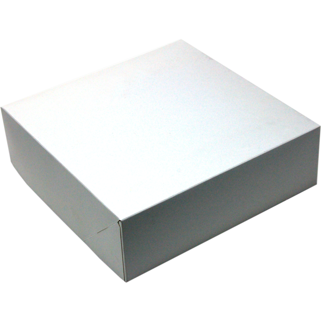  Cake box, cardboard, white 1