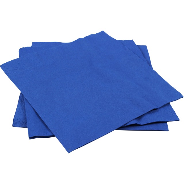 Napkin, paper, 3-ply, 40x40cm, marine Blue 1