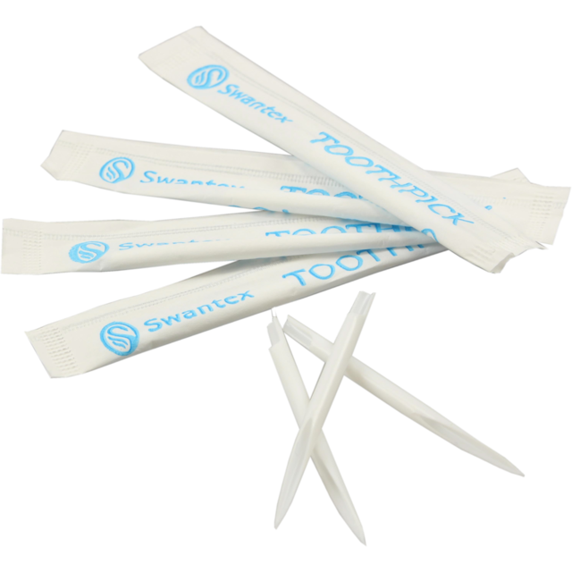 Cocktail sticks,  Toothpick, PP, 80mm, white 1