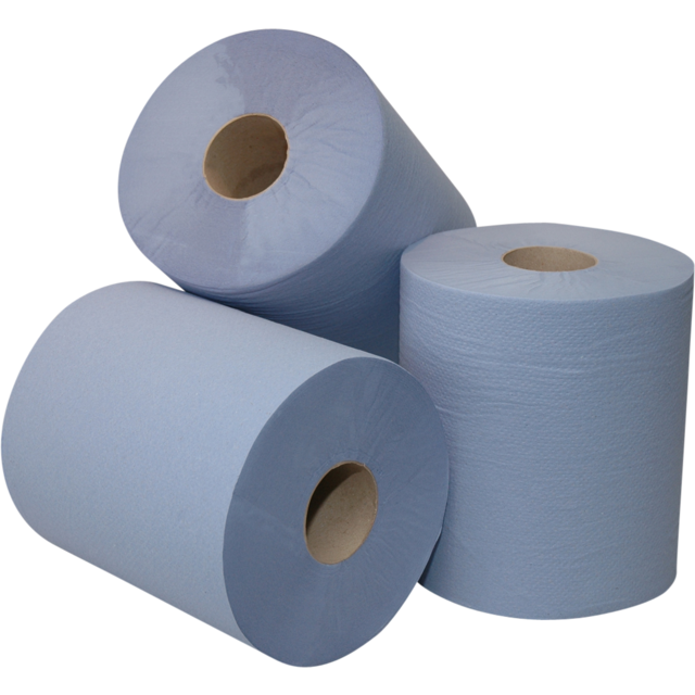 Roll, paper, 18cm, 150m, blue 1
