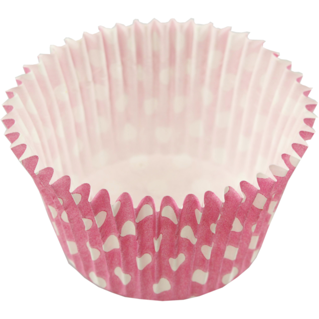 Cupcake case , Paper, round, ø51mm, 38mm, pink 1