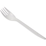 Fork, pS, 160mm, white