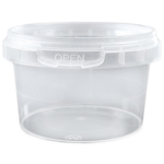 Container, PP, 240ml, Ø9cm, 5,50cm, transparent
